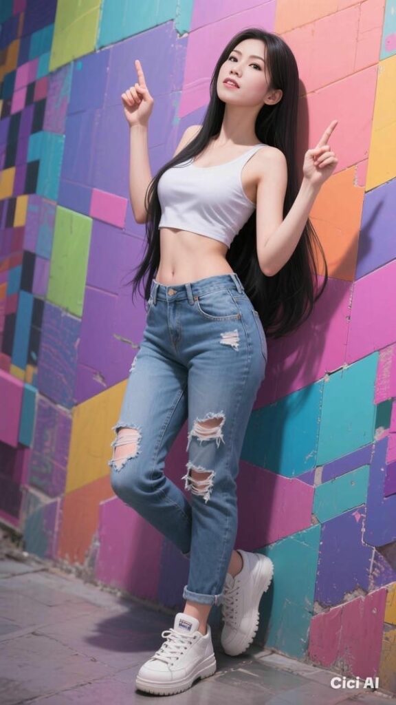 Nét duyên dáng của cô gái