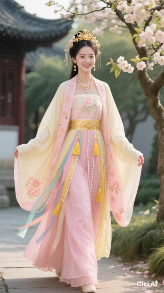 Nụ cười mỹ nhân cổ trang rất đáng yêu.
