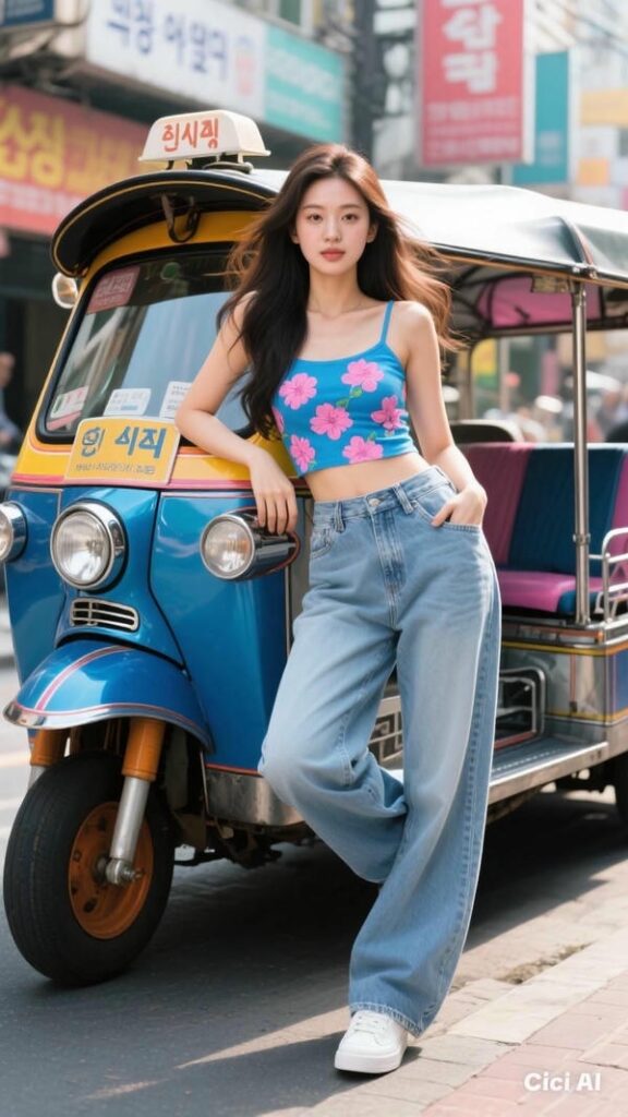 Vẻ dễ thương làm phố vui