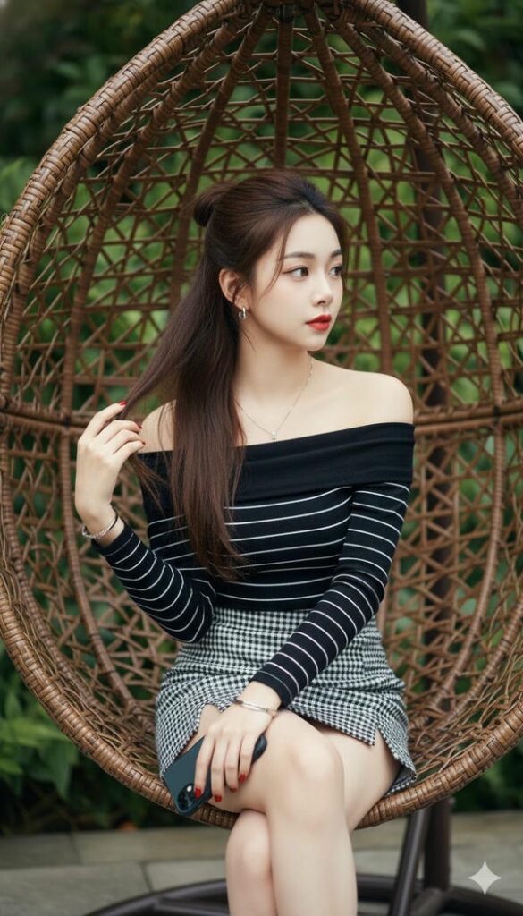 Vẻ đẹp cute thật dễ thương.