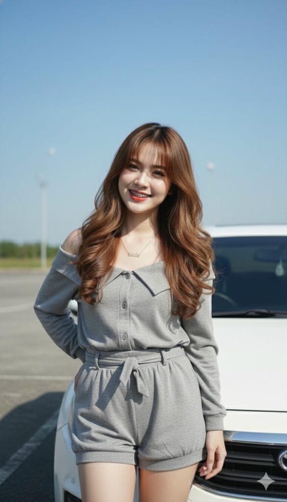 Vẻ đẹp hiện đại cute rất nhẹ nhàng.