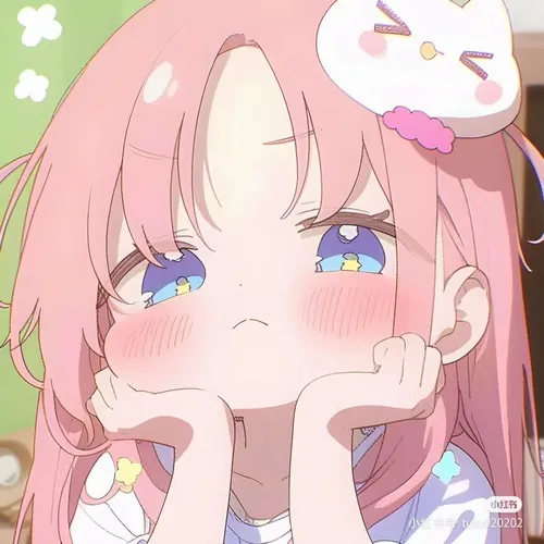 Avatar anime màu hồng nữ cute mang cảm giác nhẹ và dễ gần
