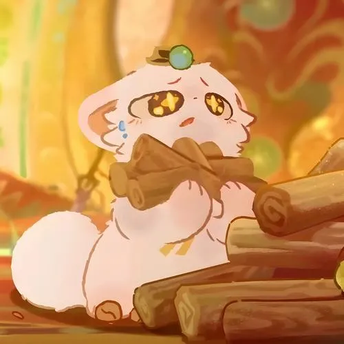 Ảnh đại diện mèo chibi với đường nét tròn và cute