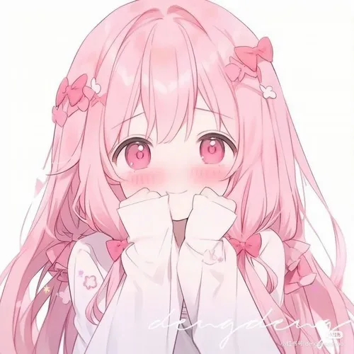 anh dai dien nu anime mau hong cute 10
