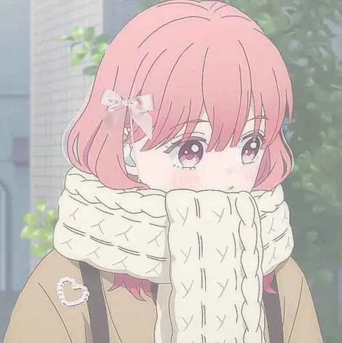 anh dai dien nu anime mau hong cute 2