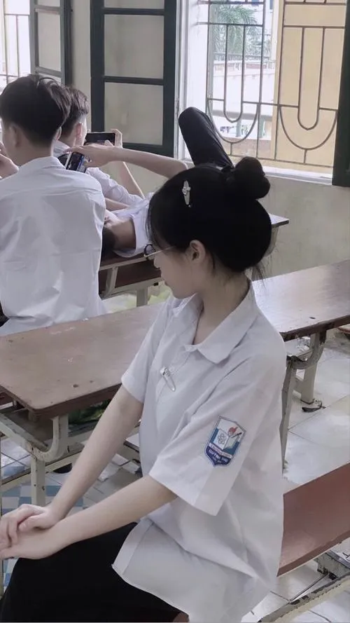 Sân trường gợi kỷ niệm của tuổi học trò hồn nhiên