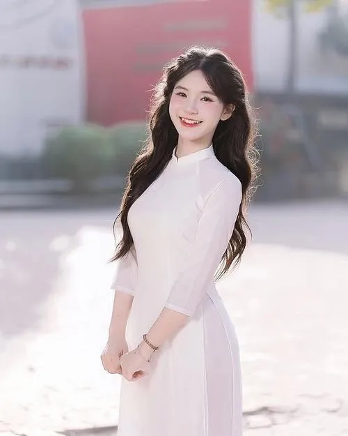 Background đơn giản làm nổi bật gái xinh 2007 tuổi trẻ