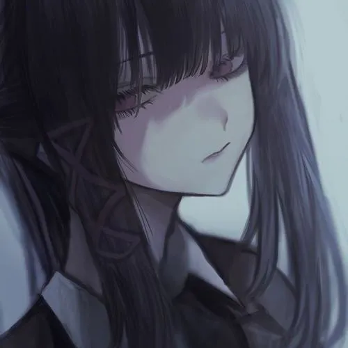 avatar sad girl trang den anime 43