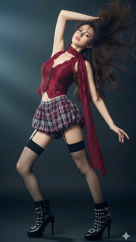 Girl quyến rũ phong cách nổi