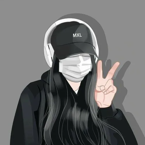 lanh lung cartoon girl cute avatar che mat anime 9