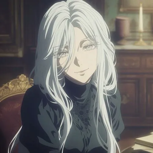 Ánh mắt làm nổi bật khí chất nhân vật anime nữ đầy tĩnh lặng
