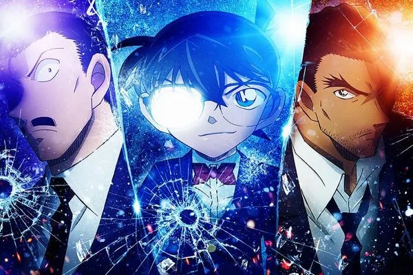 34 Ảnh Conan Movie 28 Dư Ảnh Của Độc Nhãn tông trắng lạnh và Kogoro nghiêm túc