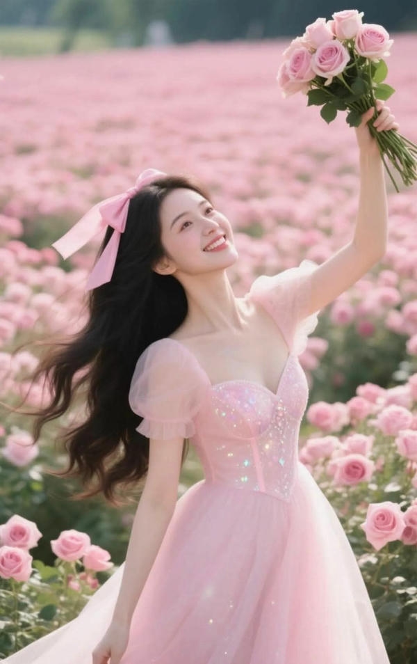 Hình nền gái xinh và hoa đào dịu dàng.