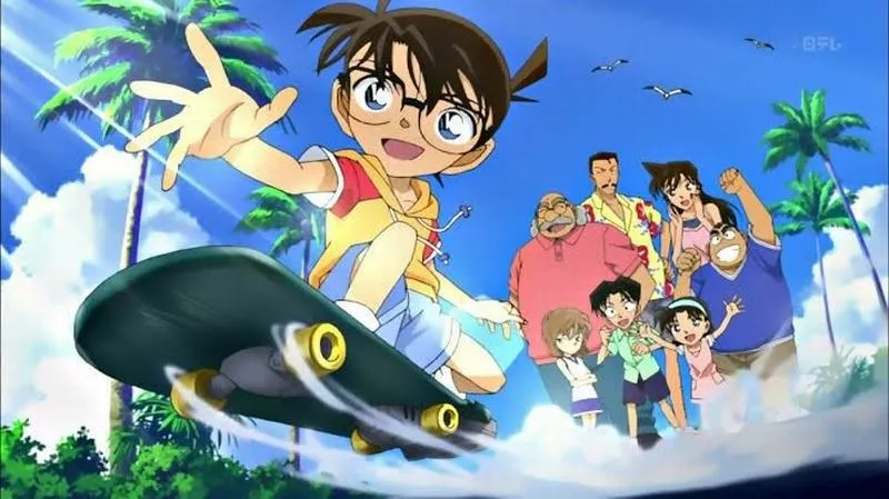 hinh nen may tinh conan cute ngau 27