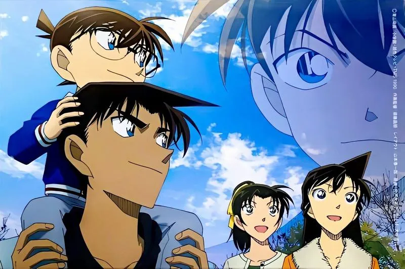 hinh nen may tinh conan cute ngau 33