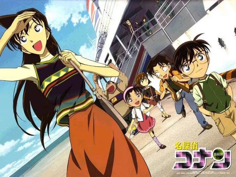 hinh nen may tinh conan cute ngau 36
