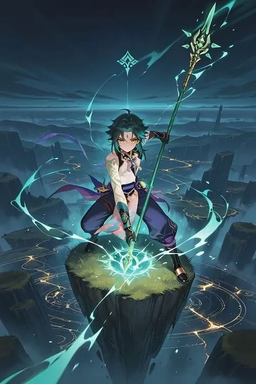 hinh nen xiao genshin impact 36
