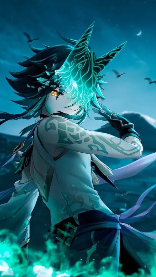 hinh nen xiao genshin impact 40