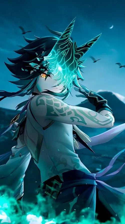 hinh nen xiao genshin impact 42